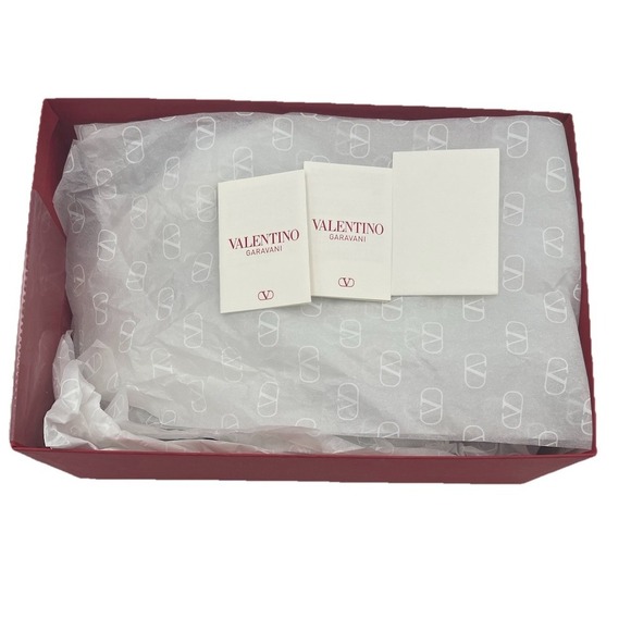 Valentino Garavani Blue Stone Roman Stud Quilted Slide Sandals Size 38.5 US 8.5 - Picture 11 of 12